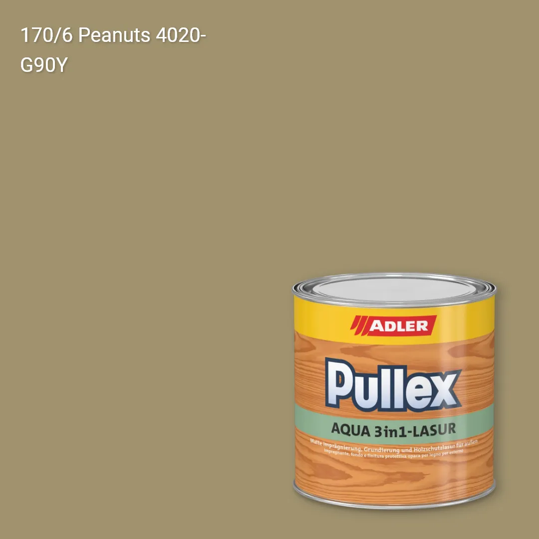 Лазур для дерева Pullex Aqua 3in1-Lasur колір C12 170/6, Adler Color 1200