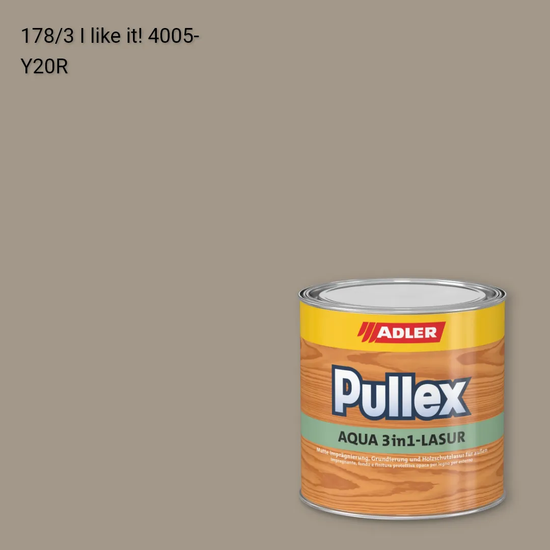 Лазур для дерева Pullex Aqua 3in1-Lasur колір C12 178/3, Adler Color 1200