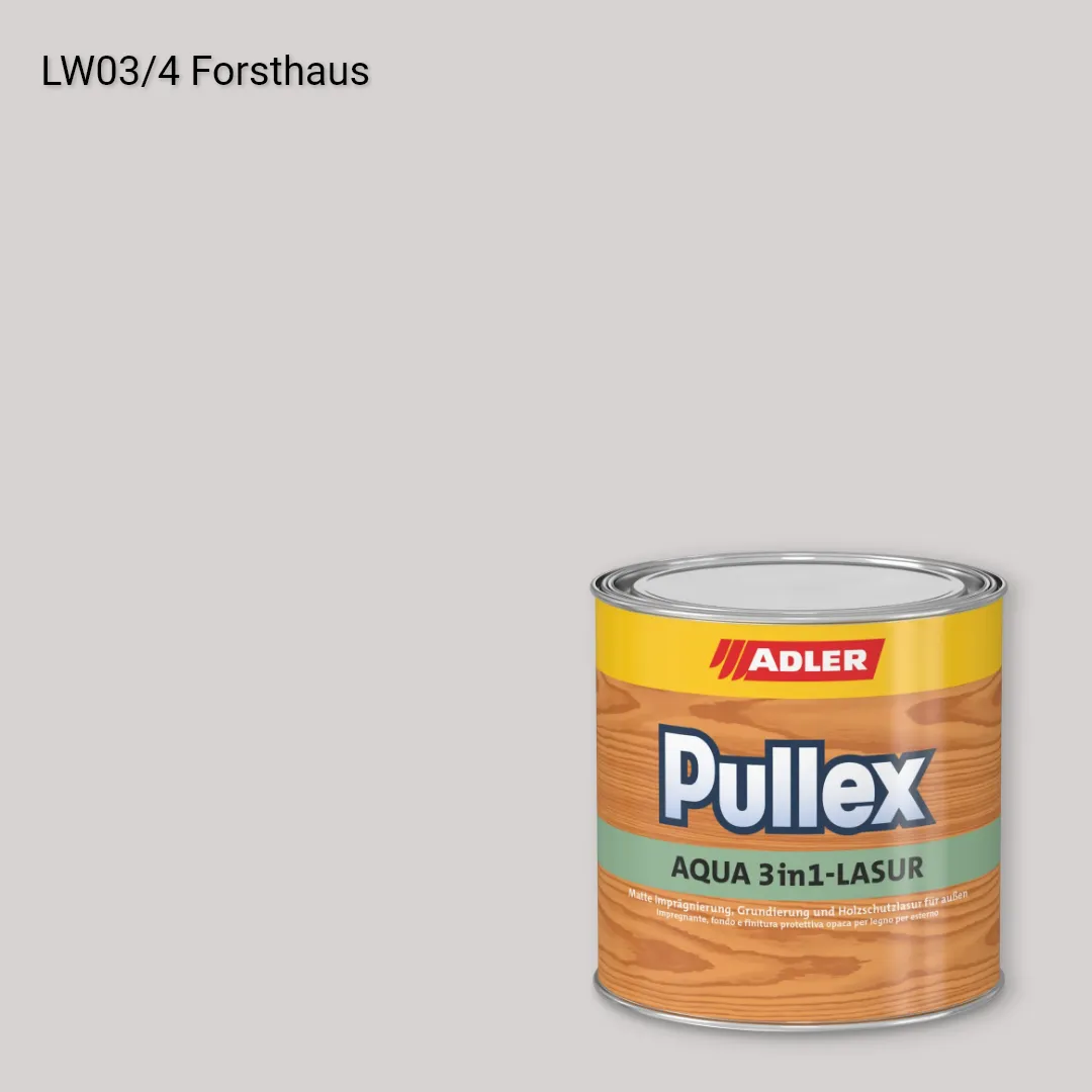Лазур для дерева Pullex Aqua 3in1-Lasur колір LW 03/4, Adler Livingwood