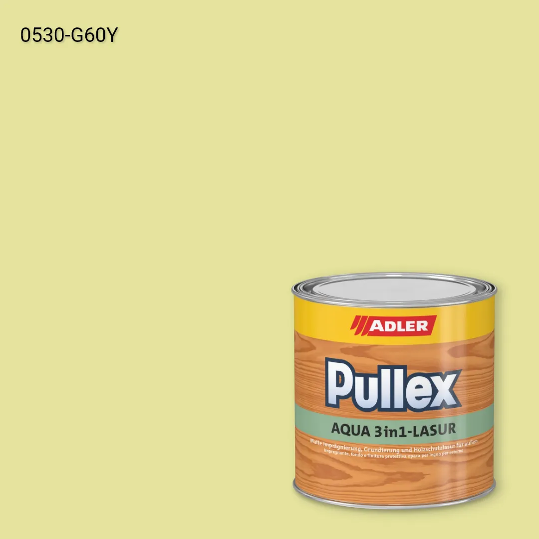 Лазур для дерева Pullex Aqua 3in1-Lasur колір NCS S 0530-G60Y, Adler NCS S