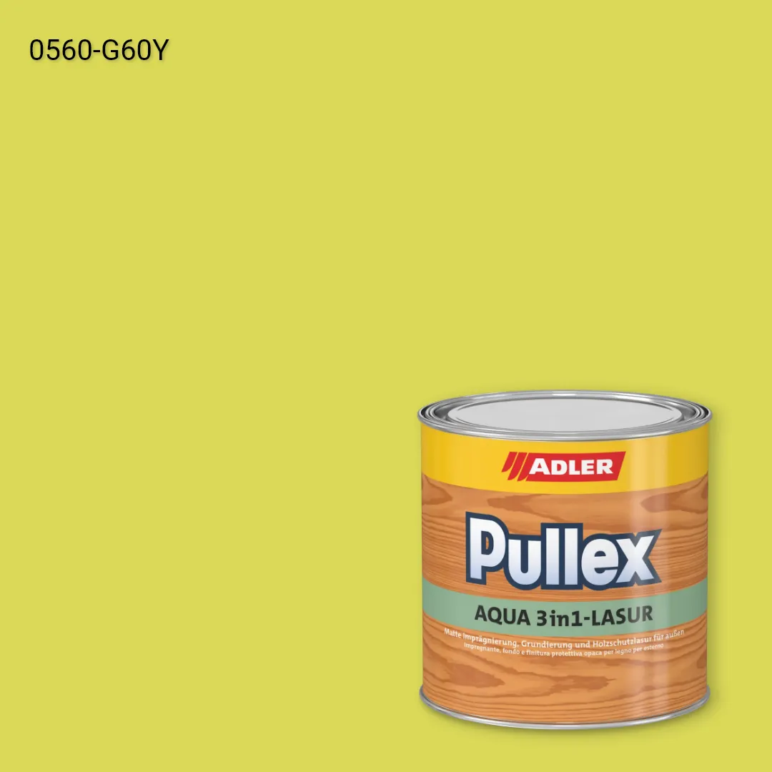 Лазур для дерева Pullex Aqua 3in1-Lasur колір NCS S 0560-G60Y, Adler NCS S