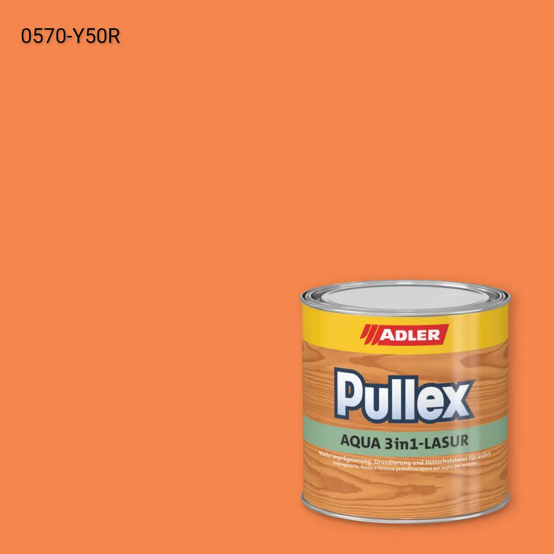 Лазур для дерева Pullex Aqua 3in1-Lasur колір NCS S 0570-Y50R, Adler NCS S