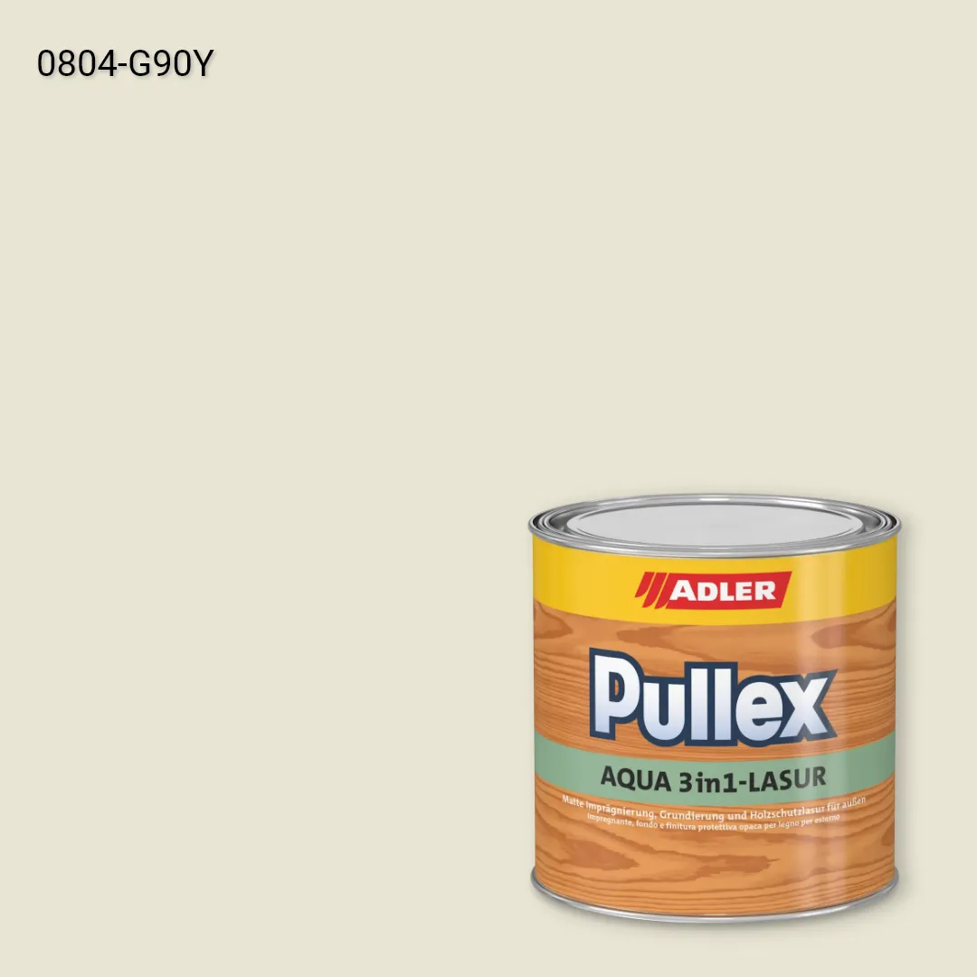 Лазур для дерева Pullex Aqua 3in1-Lasur колір NCS S 0804-G90Y, Adler NCS S