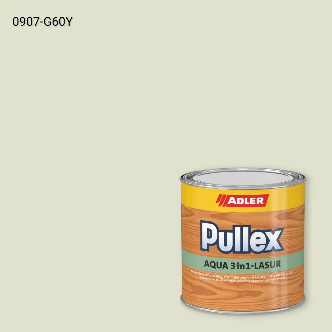 Лазур для дерева Pullex Aqua 3in1-Lasur колір NCS S 0907-G60Y, Adler NCS S