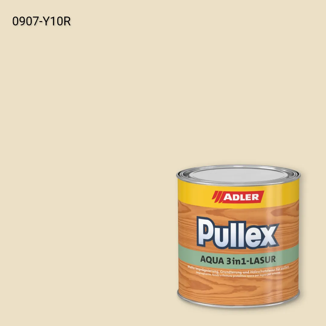 Лазур для дерева Pullex Aqua 3in1-Lasur колір NCS S 0907-Y10R, Adler NCS S