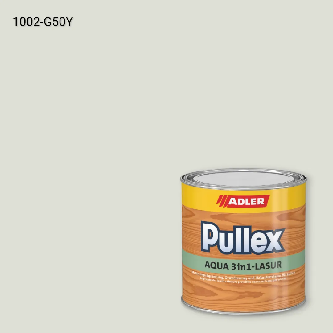 Лазур для дерева Pullex Aqua 3in1-Lasur колір NCS S 1002-G50Y, Adler NCS S