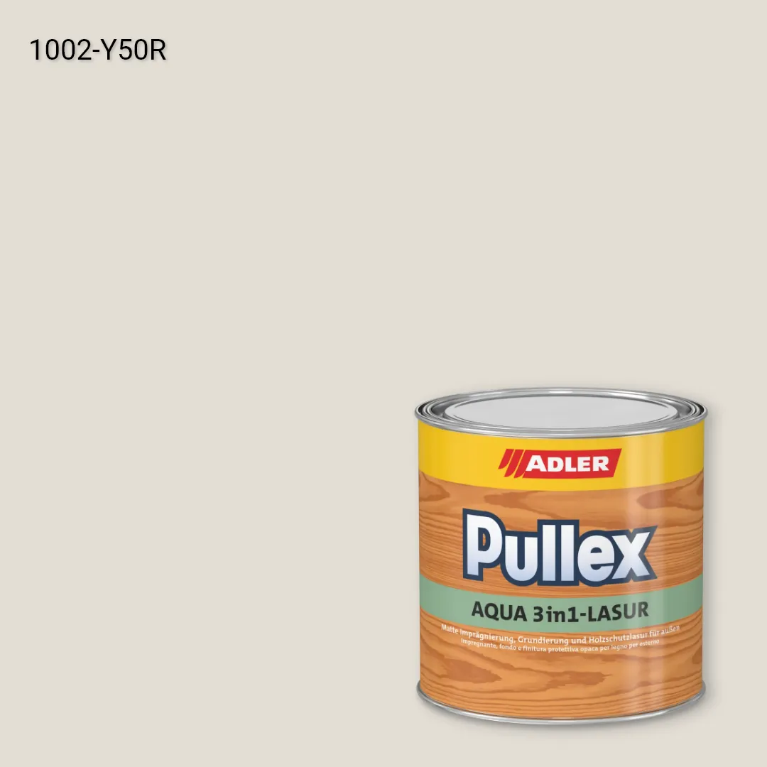 Лазур для дерева Pullex Aqua 3in1-Lasur колір NCS S 1002-Y50R, Adler NCS S
