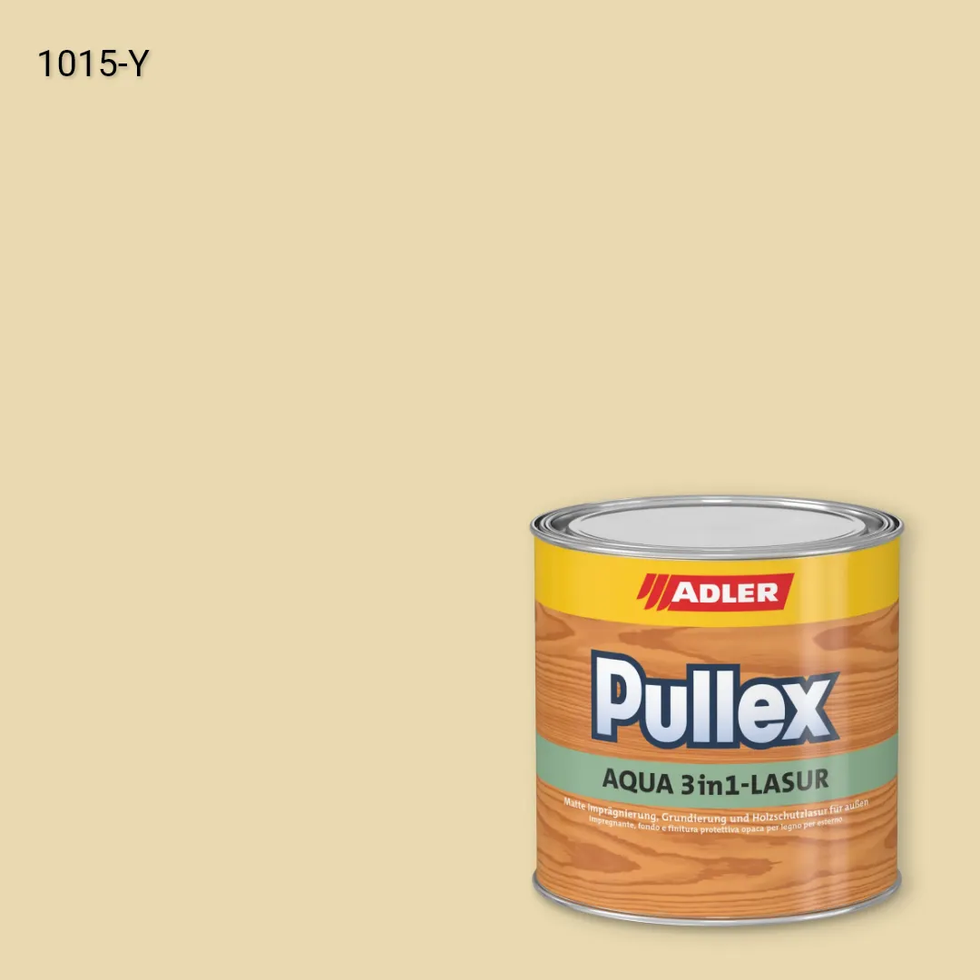 Лазур для дерева Pullex Aqua 3in1-Lasur колір NCS S 1015-Y, Adler NCS S