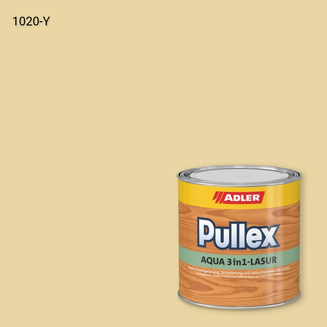 Лазур для дерева Pullex Aqua 3in1-Lasur колір NCS S 1020-Y, Adler NCS S