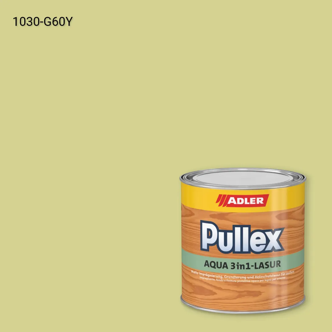 Лазур для дерева Pullex Aqua 3in1-Lasur колір NCS S 1030-G60Y, Adler NCS S