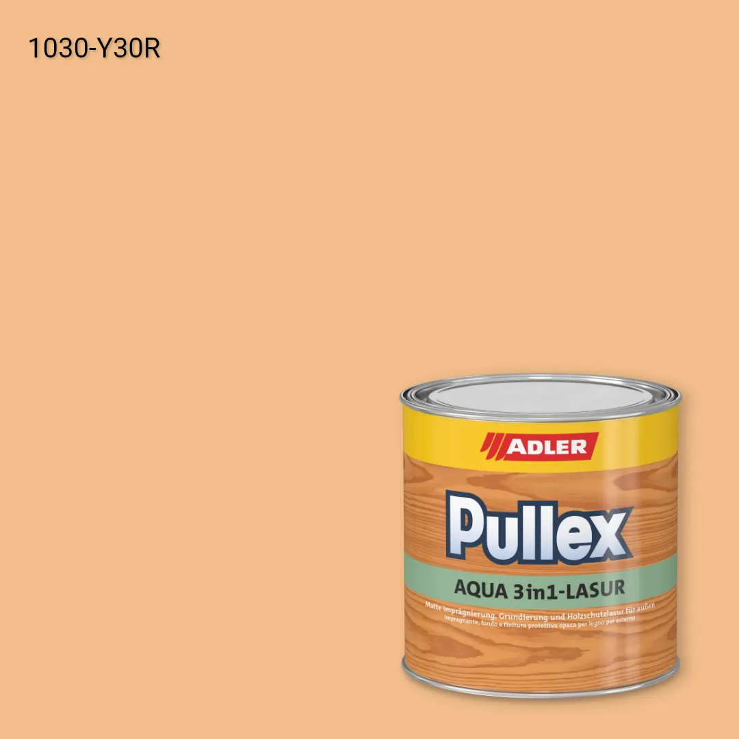 Лазур для дерева Pullex Aqua 3in1-Lasur колір NCS S 1030-Y30R, Adler NCS S