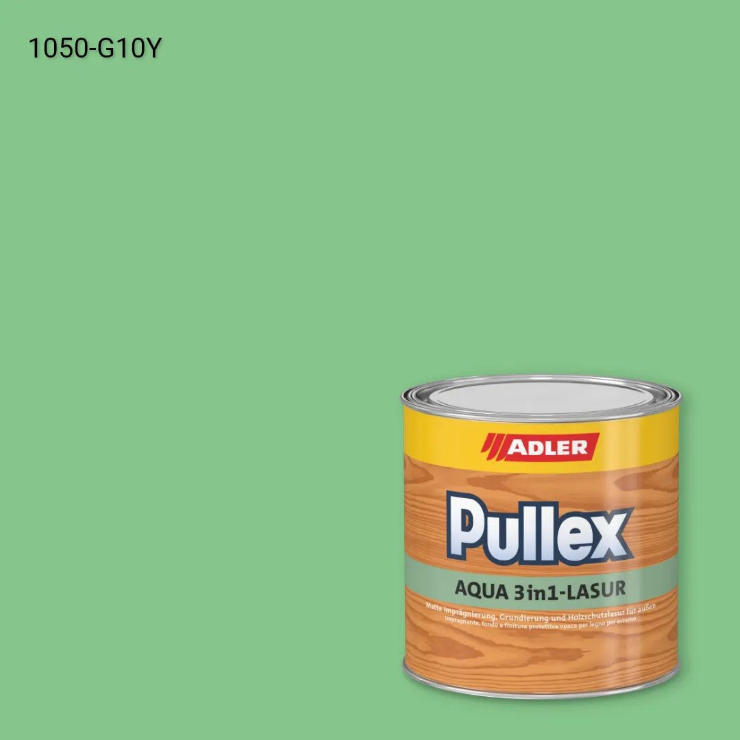 Лазур для дерева Pullex Aqua 3in1-Lasur колір NCS S 1050-G10Y, Adler NCS S