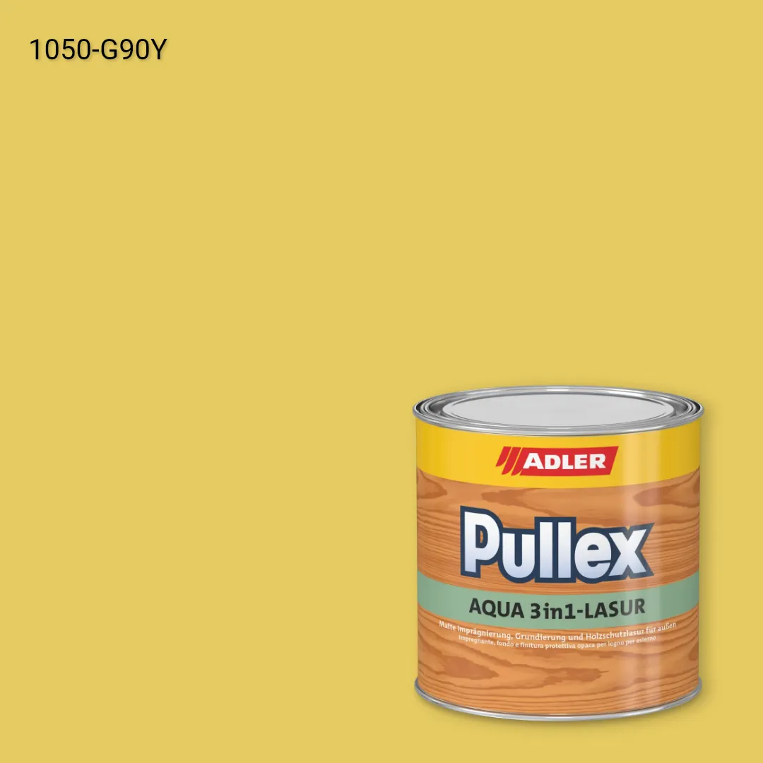 Лазур для дерева Pullex Aqua 3in1-Lasur колір NCS S 1050-G90Y, Adler NCS S