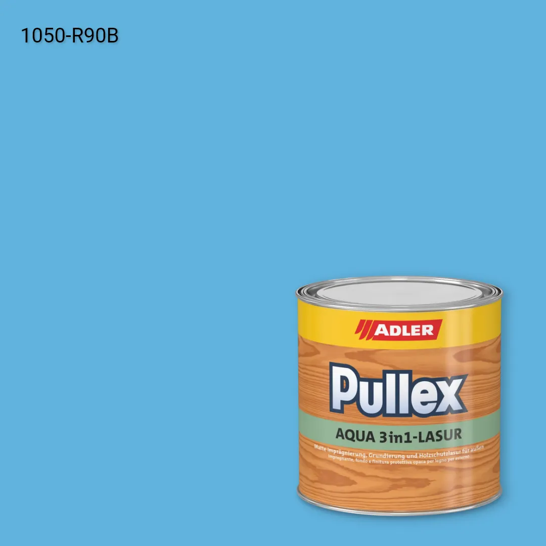 Лазур для дерева Pullex Aqua 3in1-Lasur колір NCS S 1050-R90B, Adler NCS S