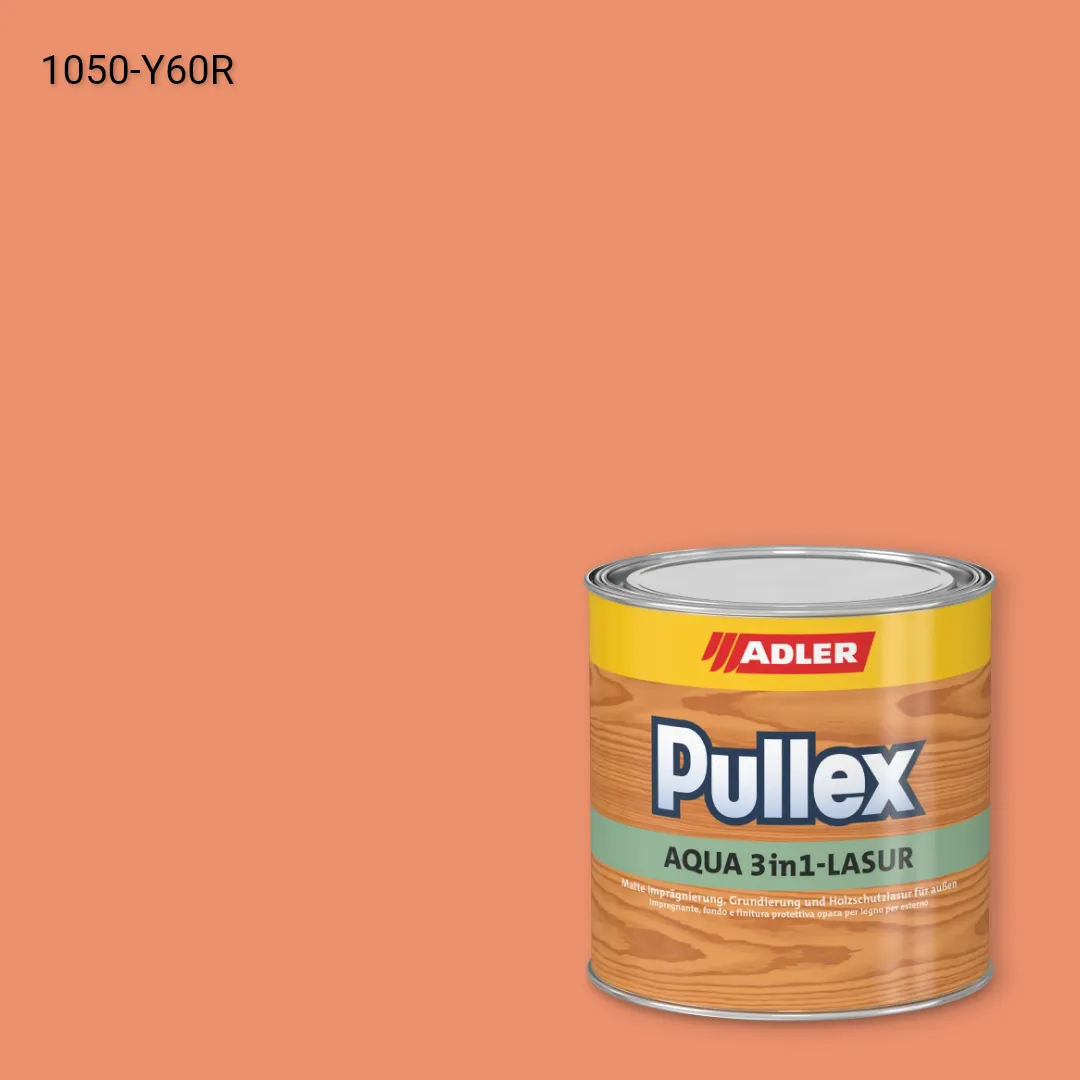 Лазур для дерева Pullex Aqua 3in1-Lasur колір NCS S 1050-Y60R, Adler NCS S