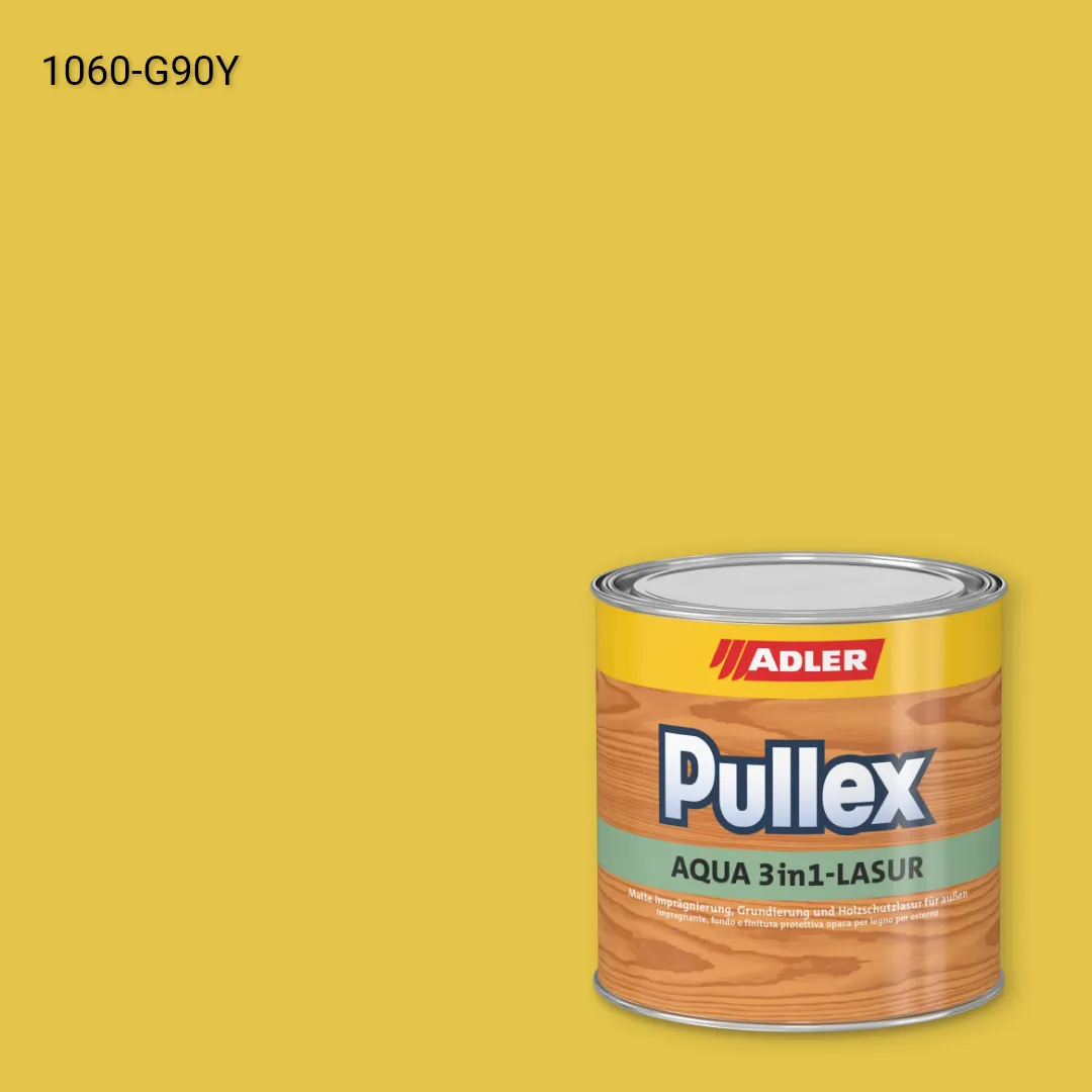 Лазур для дерева Pullex Aqua 3in1-Lasur колір NCS S 1060-G90Y, Adler NCS S