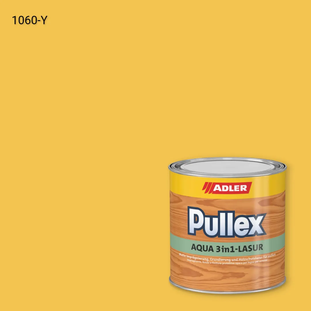 Лазур для дерева Pullex Aqua 3in1-Lasur колір NCS S 1060-Y, Adler NCS S