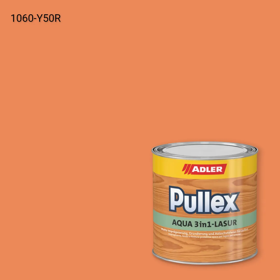 Лазур для дерева Pullex Aqua 3in1-Lasur колір NCS S 1060-Y50R, Adler NCS S
