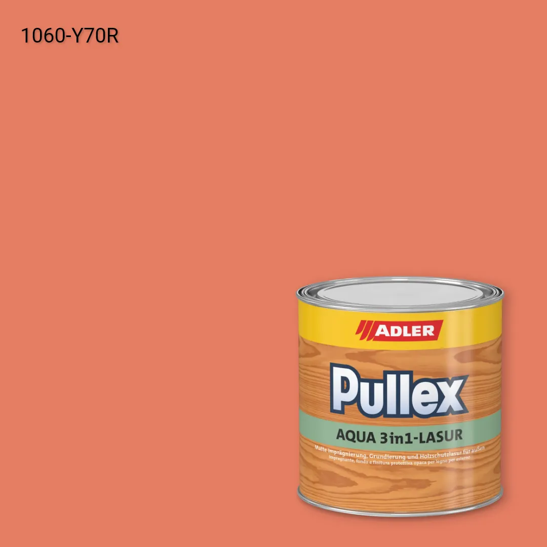 Лазур для дерева Pullex Aqua 3in1-Lasur колір NCS S 1060-Y70R, Adler NCS S