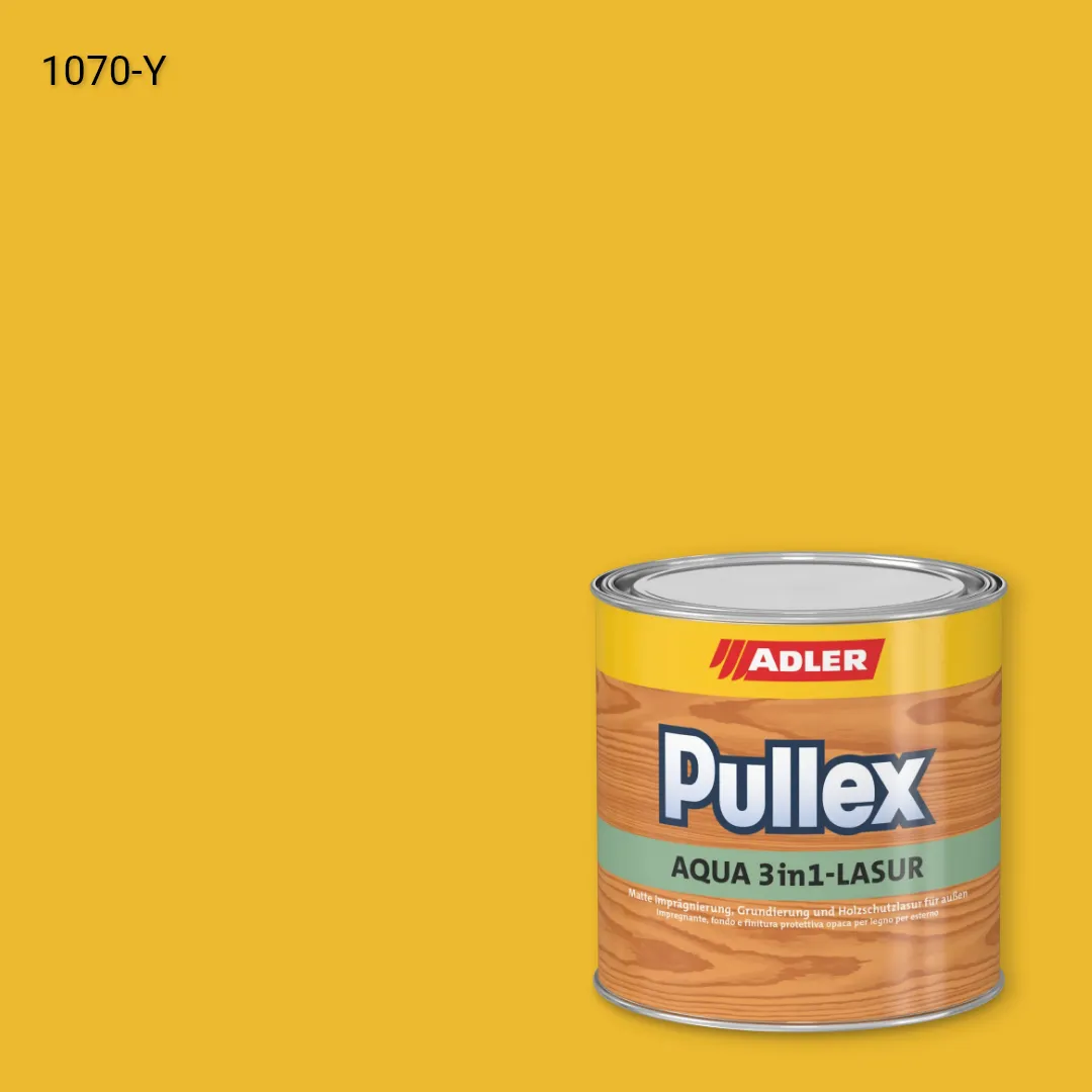 Лазур для дерева Pullex Aqua 3in1-Lasur колір NCS S 1070-Y, Adler NCS S