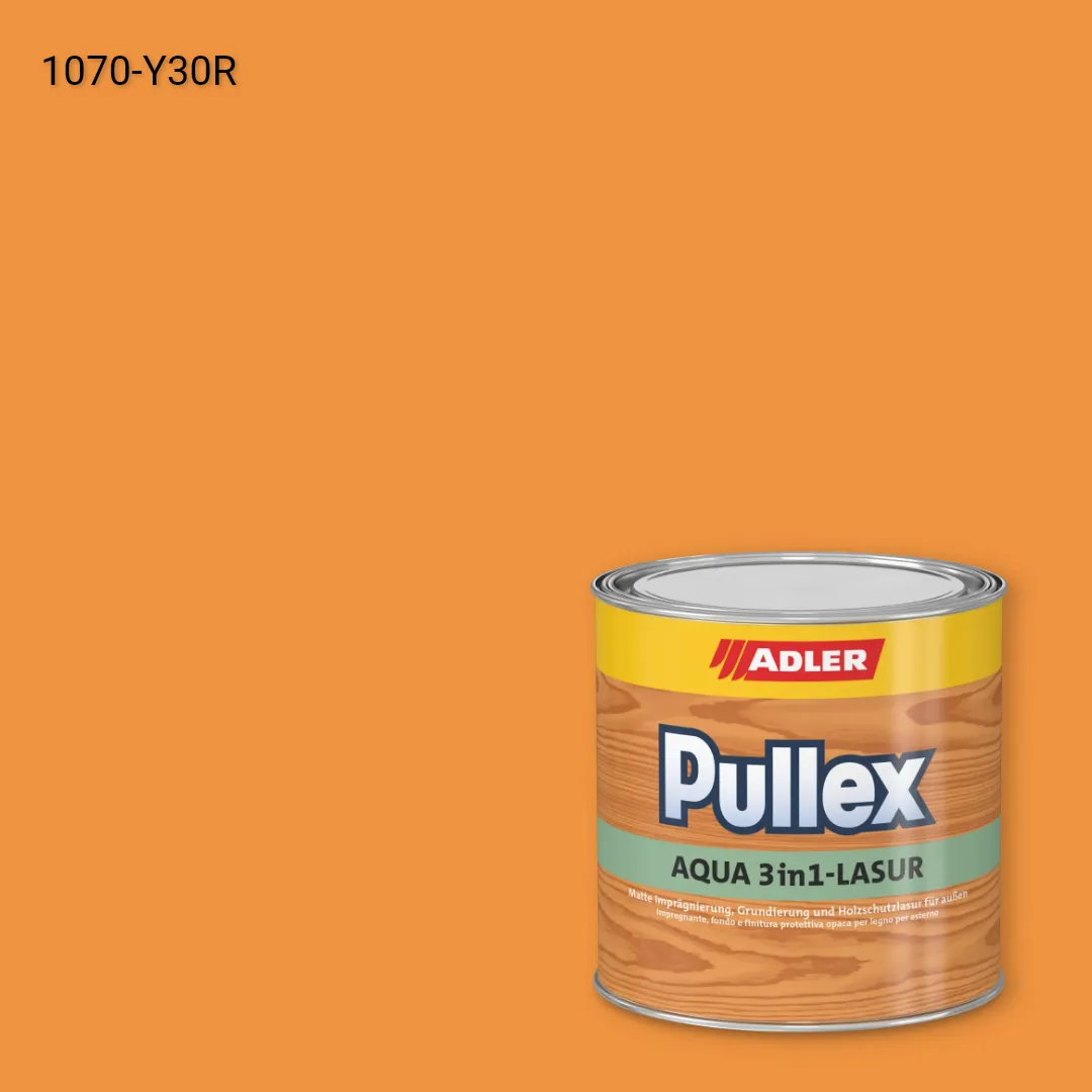 Лазур для дерева Pullex Aqua 3in1-Lasur колір NCS S 1070-Y30R, Adler NCS S