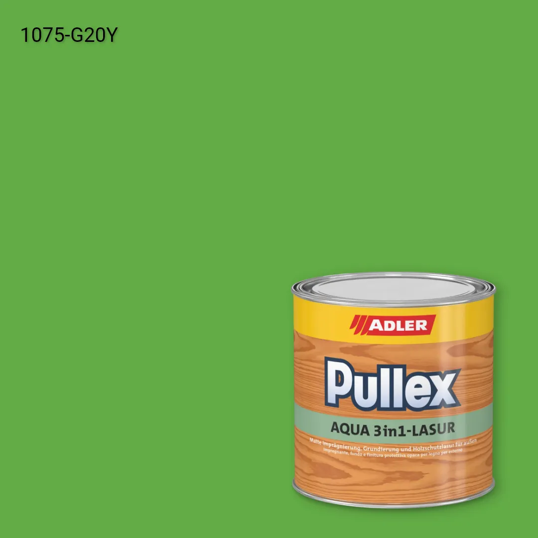 Лазур для дерева Pullex Aqua 3in1-Lasur колір NCS S 1075-G20Y, Adler NCS S