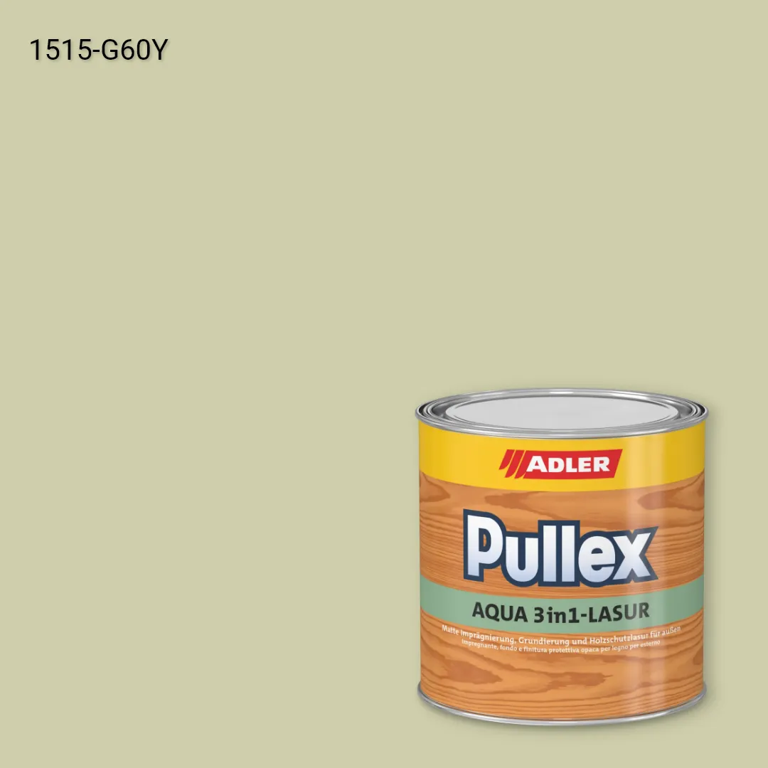 Лазур для дерева Pullex Aqua 3in1-Lasur колір NCS S 1515-G60Y, Adler NCS S