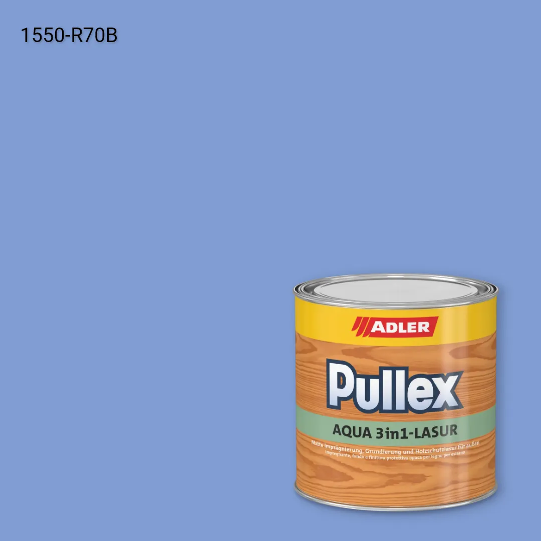 Лазур для дерева Pullex Aqua 3in1-Lasur колір NCS S 1550-R70B, Adler NCS S