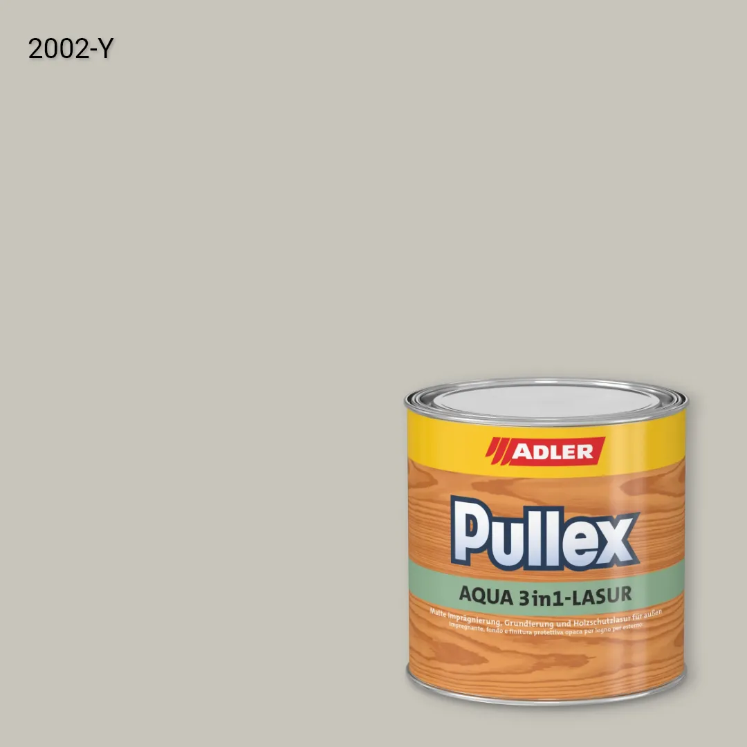 Лазур для дерева Pullex Aqua 3in1-Lasur колір NCS S 2002-Y, Adler NCS S