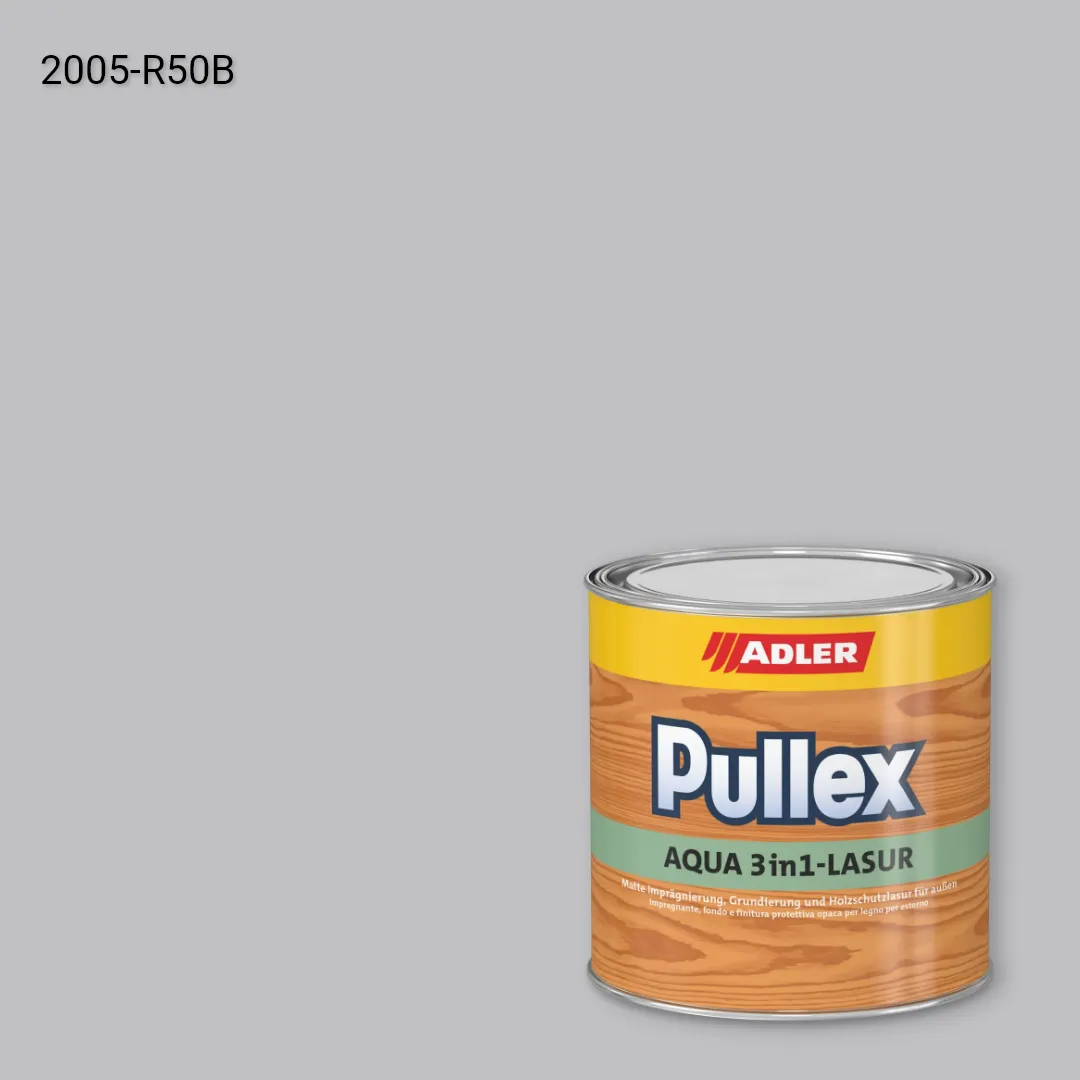 Лазур для дерева Pullex Aqua 3in1-Lasur колір NCS S 2005-R50B, Adler NCS S