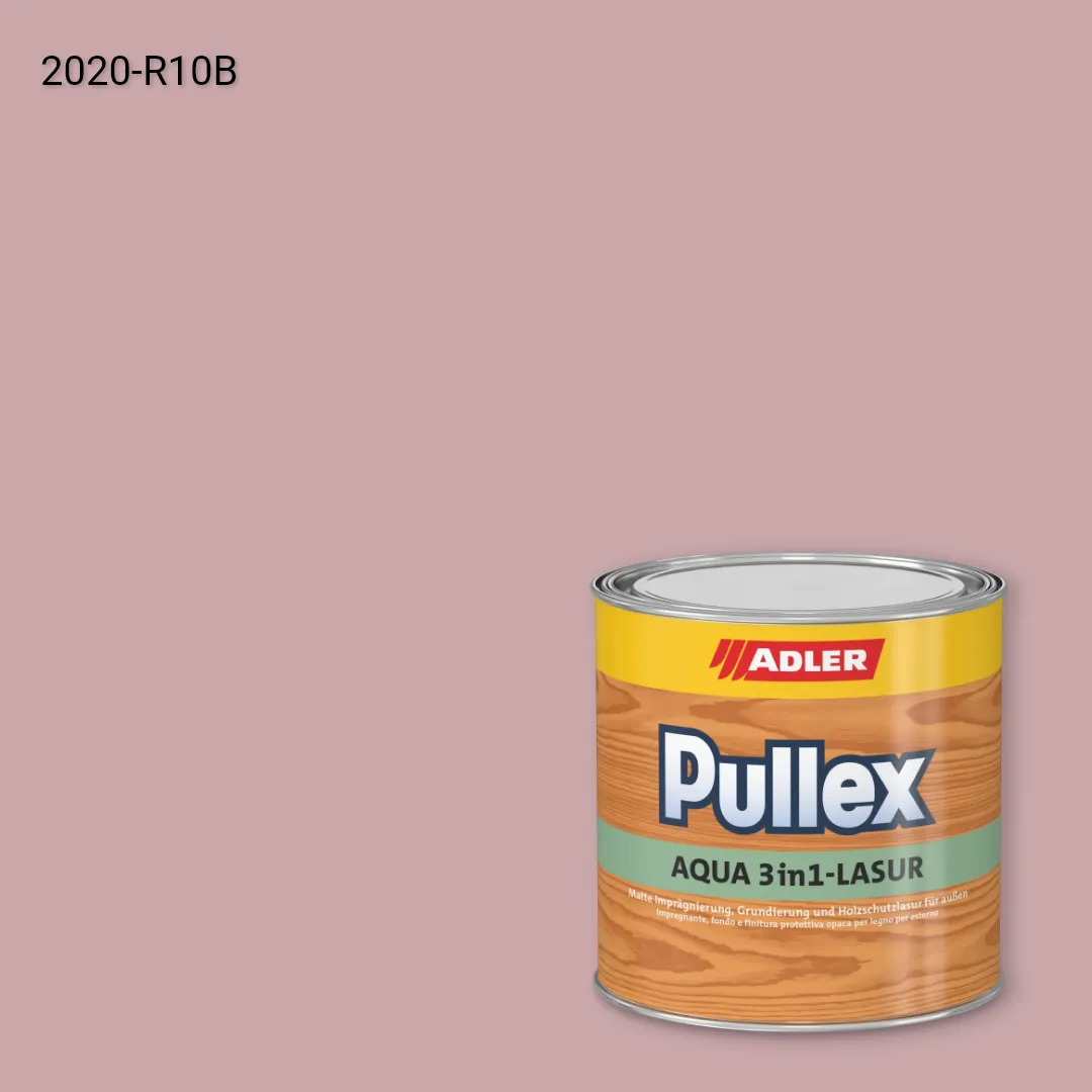 Лазур для дерева Pullex Aqua 3in1-Lasur колір NCS S 2020-R10B, Adler NCS S