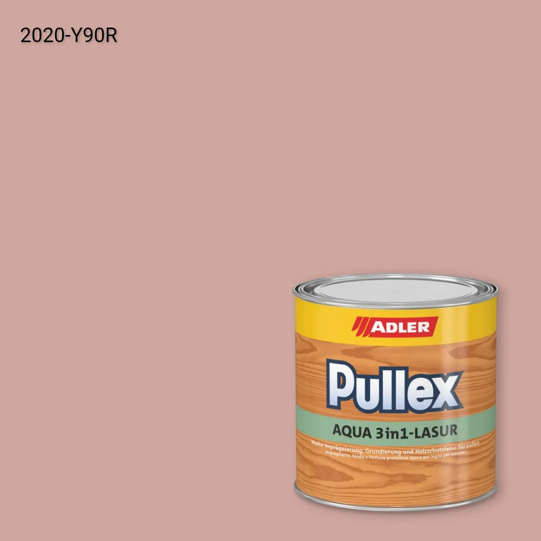 Лазур для дерева Pullex Aqua 3in1-Lasur колір NCS S 2020-Y90R, Adler NCS S