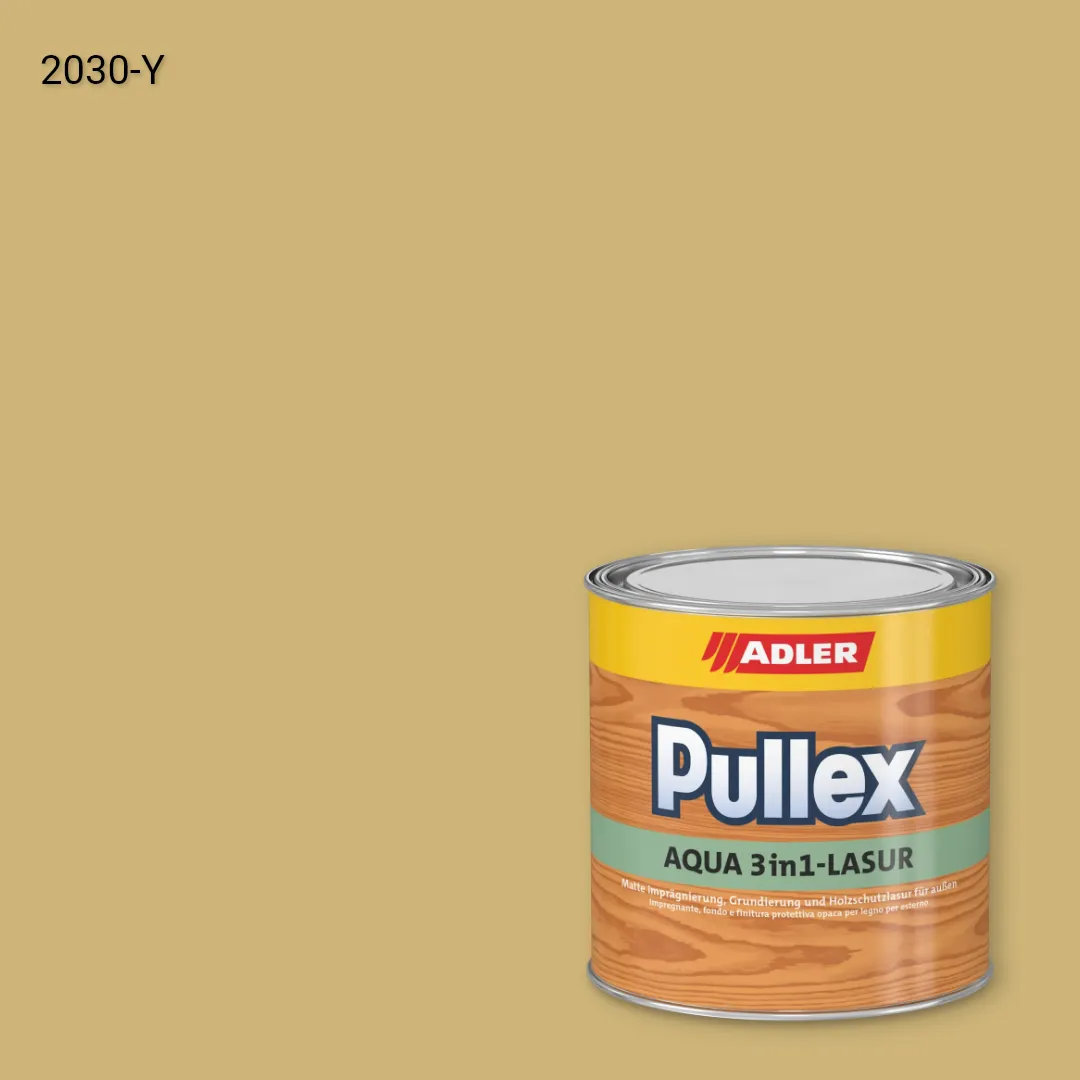Лазур для дерева Pullex Aqua 3in1-Lasur колір NCS S 2030-Y, Adler NCS S