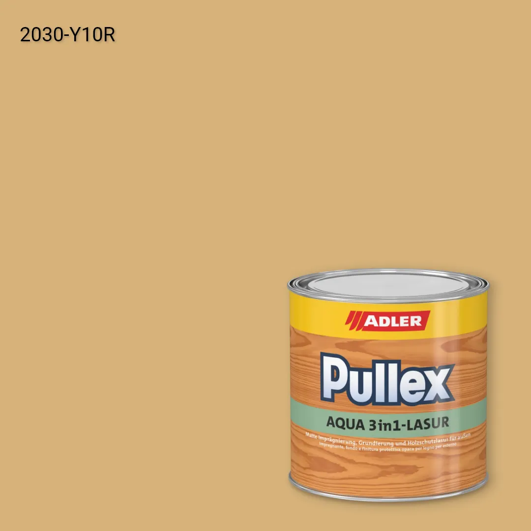 Лазур для дерева Pullex Aqua 3in1-Lasur колір NCS S 2030-Y10R, Adler NCS S