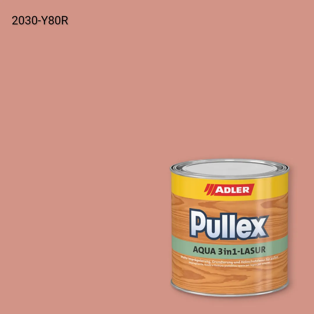 Лазур для дерева Pullex Aqua 3in1-Lasur колір NCS S 2030-Y80R, Adler NCS S