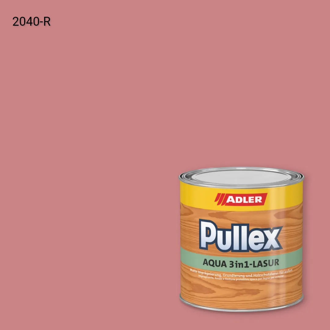 Лазур для дерева Pullex Aqua 3in1-Lasur колір NCS S 2040-R, Adler NCS S