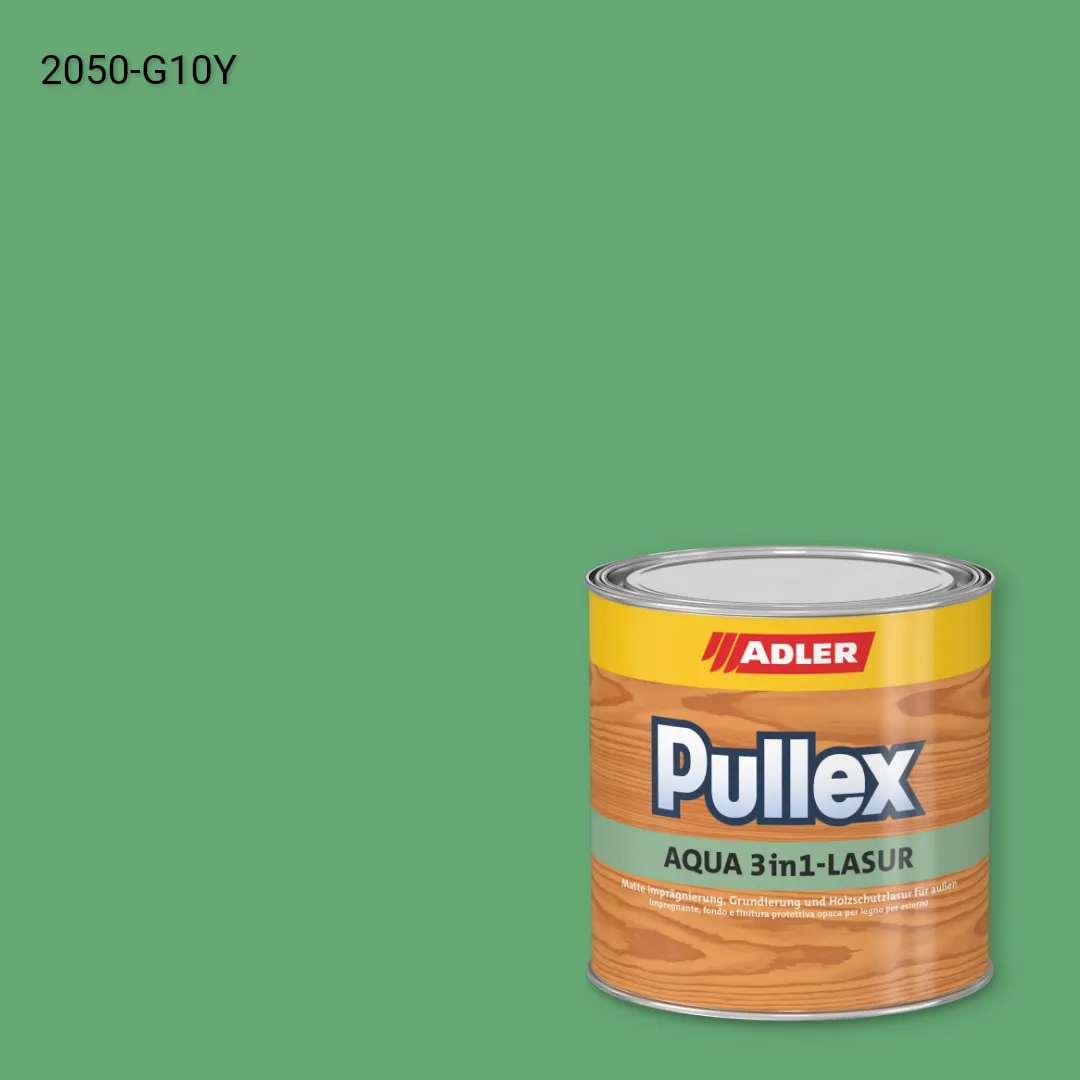 Лазур для дерева Pullex Aqua 3in1-Lasur колір NCS S 2050-G10Y, Adler NCS S
