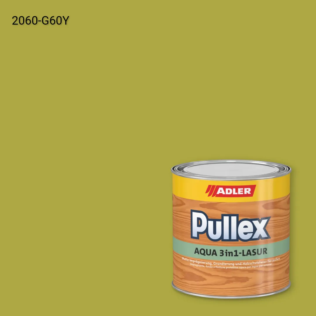 Лазур для дерева Pullex Aqua 3in1-Lasur колір NCS S 2060-G60Y, Adler NCS S