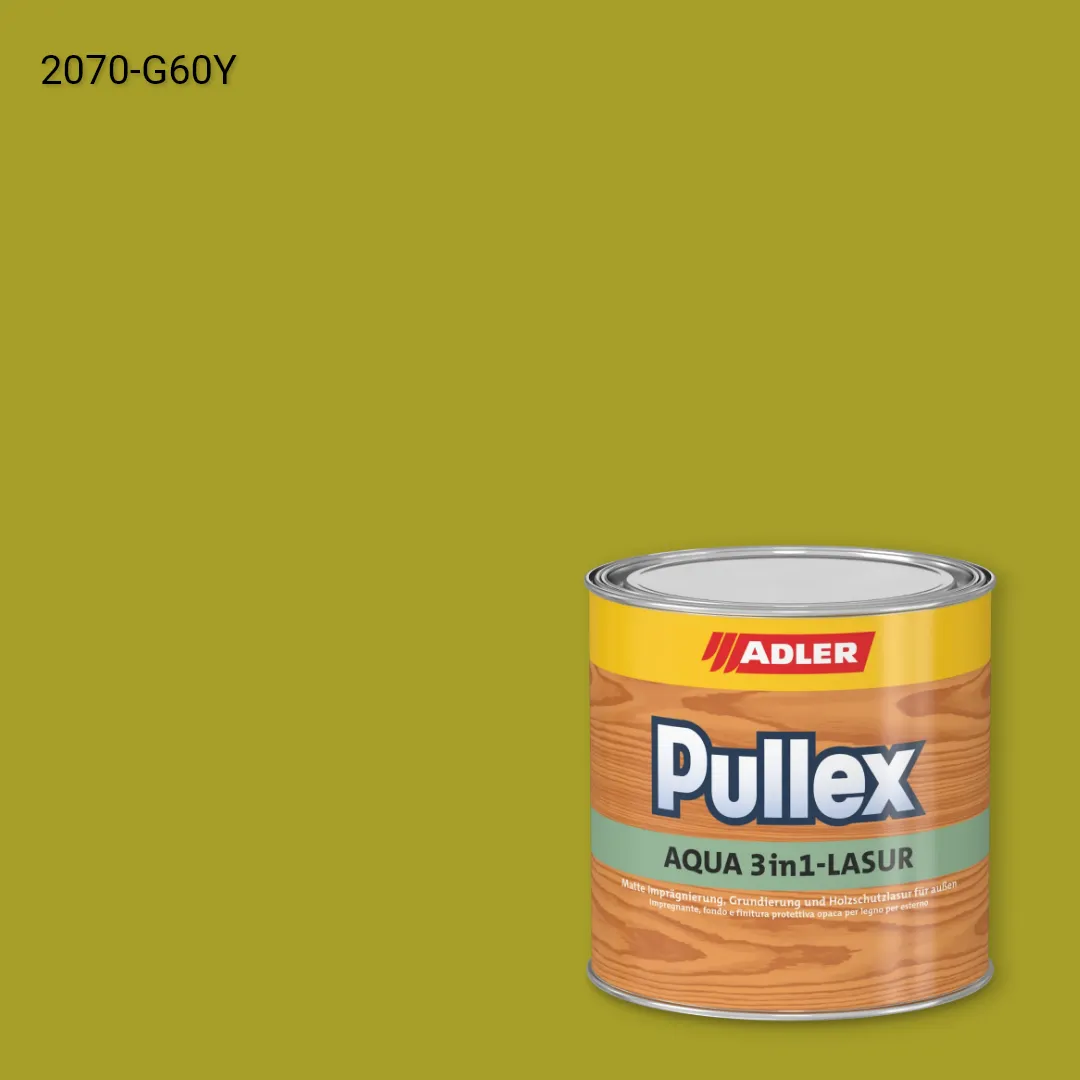 Лазур для дерева Pullex Aqua 3in1-Lasur колір NCS S 2070-G60Y, Adler NCS S