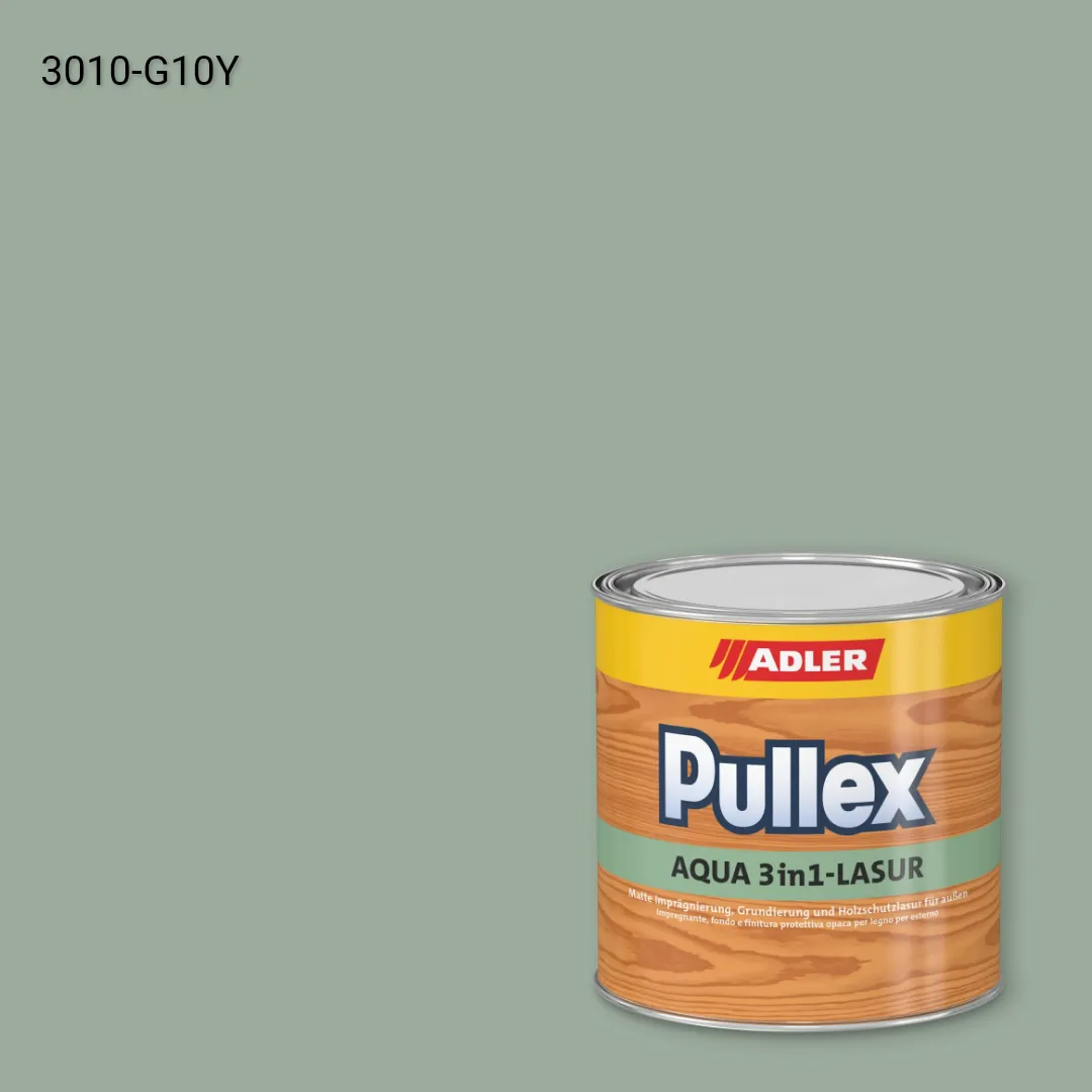 Лазур для дерева Pullex Aqua 3in1-Lasur колір NCS S 3010-G10Y, Adler NCS S