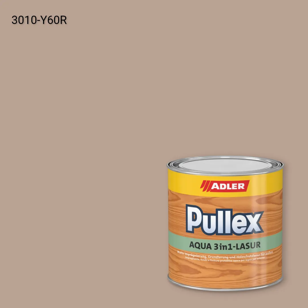 Лазур для дерева Pullex Aqua 3in1-Lasur колір NCS S 3010-Y60R, Adler NCS S