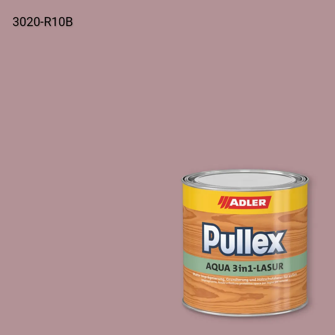 Лазур для дерева Pullex Aqua 3in1-Lasur колір NCS S 3020-R10B, Adler NCS S