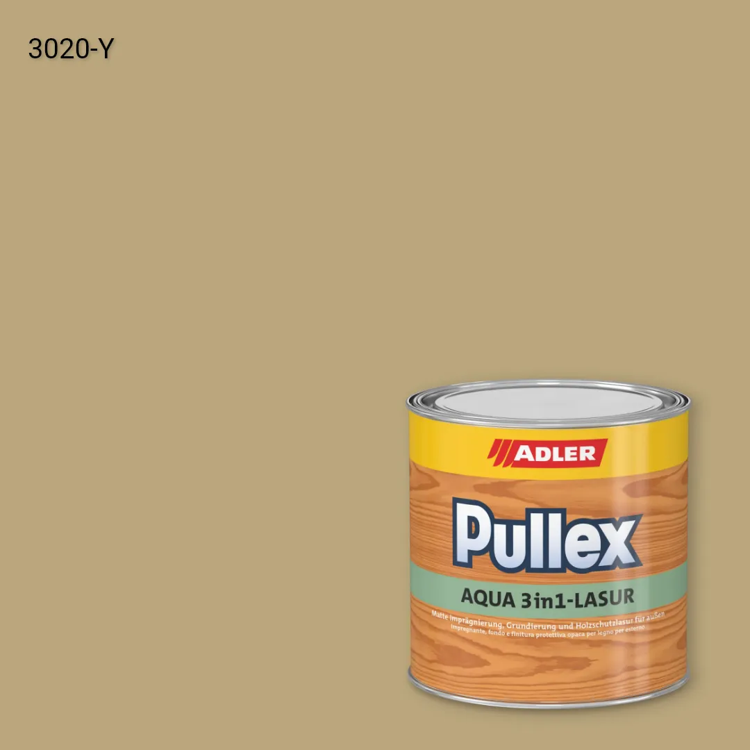 Лазур для дерева Pullex Aqua 3in1-Lasur колір NCS S 3020-Y, Adler NCS S