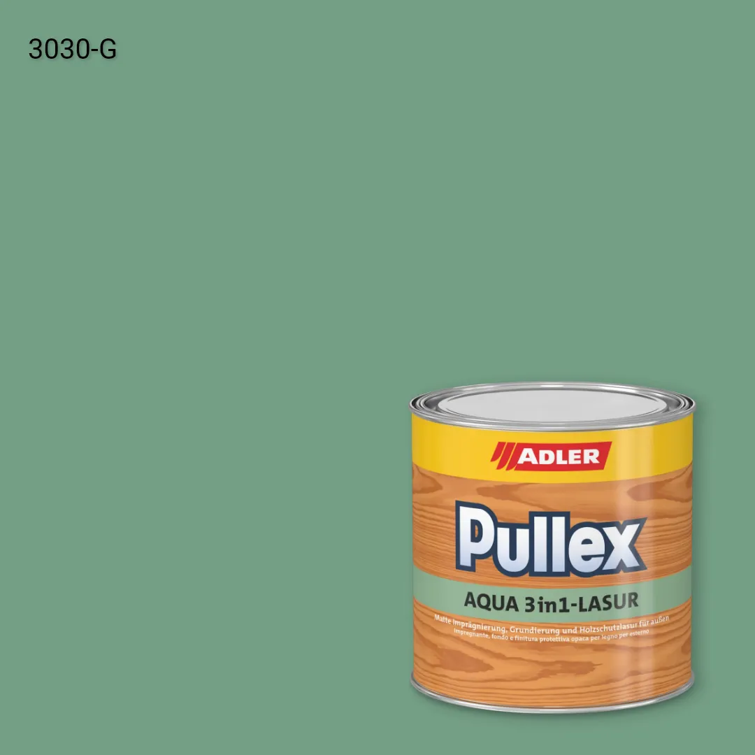 Лазур для дерева Pullex Aqua 3in1-Lasur колір NCS S 3030-G, Adler NCS S