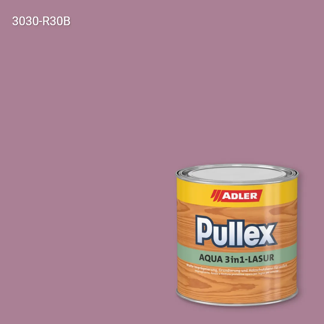 Лазур для дерева Pullex Aqua 3in1-Lasur колір NCS S 3030-R30B, Adler NCS S