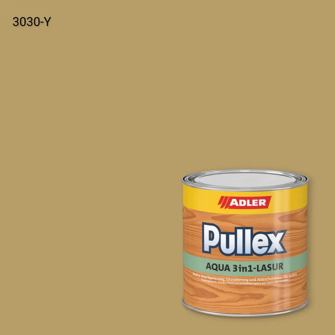 Лазур для дерева Pullex Aqua 3in1-Lasur колір NCS S 3030-Y, Adler NCS S