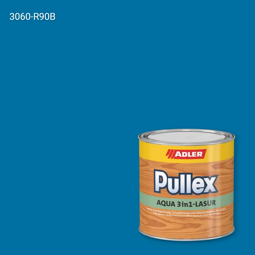 Лазур для дерева Pullex Aqua 3in1-Lasur колір NCS S 3060-R90B, Adler NCS S