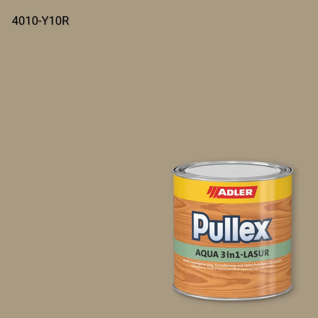 Лазур для дерева Pullex Aqua 3in1-Lasur колір NCS S 4010-Y10R, Adler NCS S