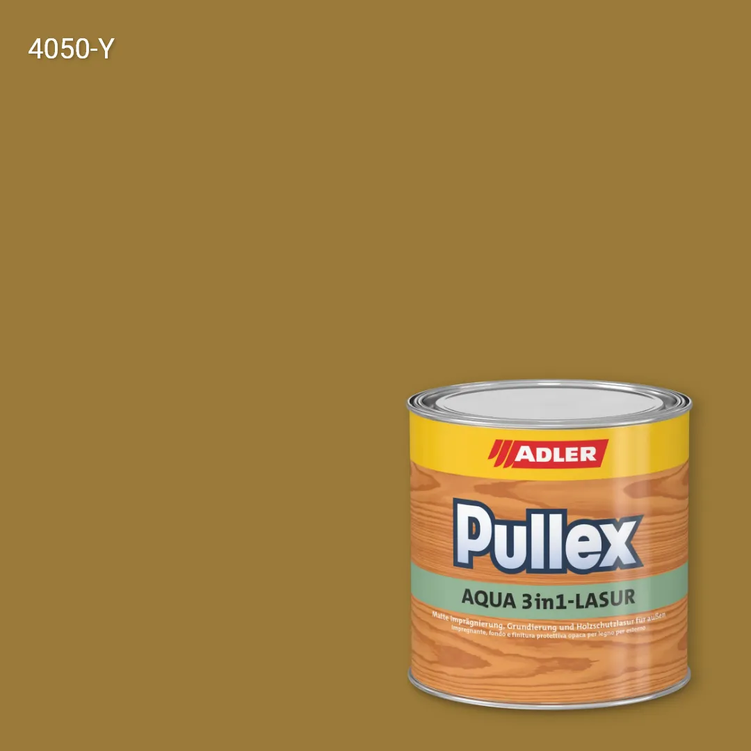 Лазур для дерева Pullex Aqua 3in1-Lasur колір NCS S 4050-Y, Adler NCS S