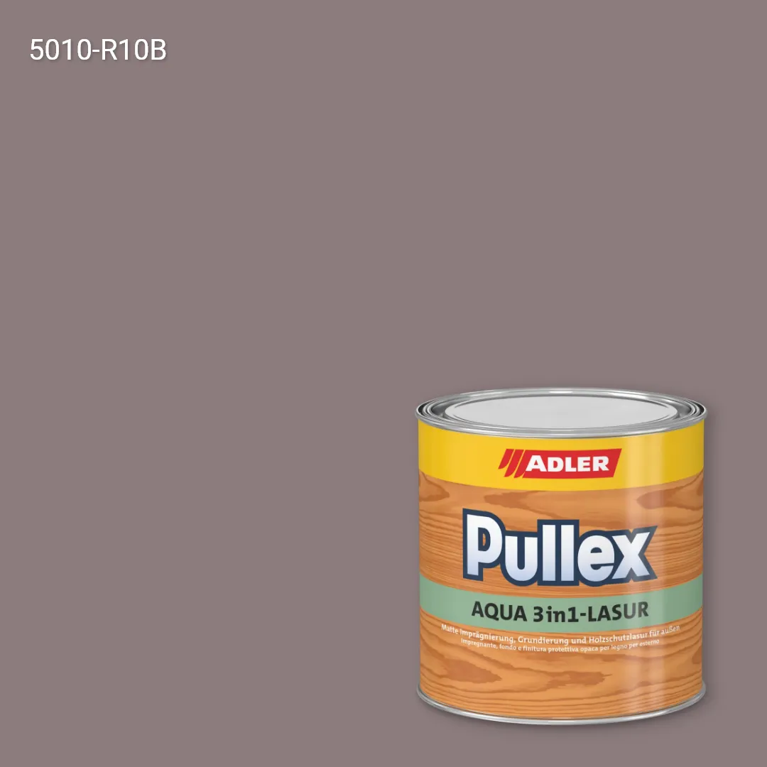 Лазур для дерева Pullex Aqua 3in1-Lasur колір NCS S 5010-R10B, Adler NCS S